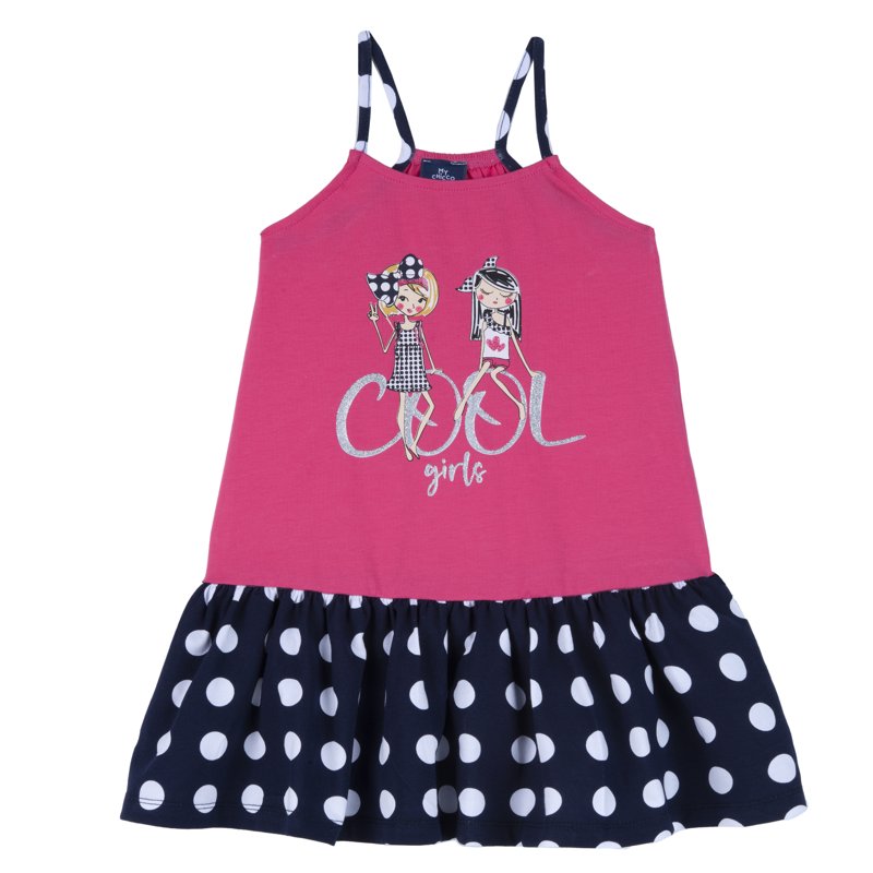 DRESS SLEEVELESS - DARK PINK