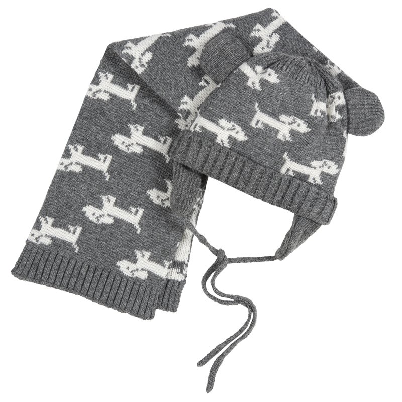 SET 2: HAT + SCARF - MEDIUM GREY