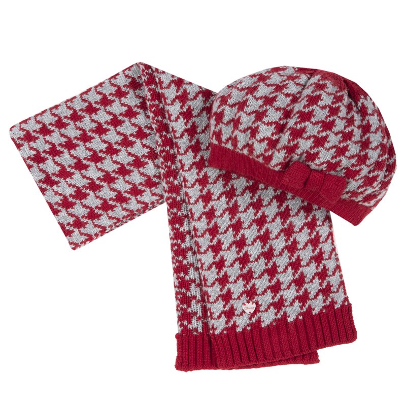 SET 2: HAT + SCARF - MEDIUM RED