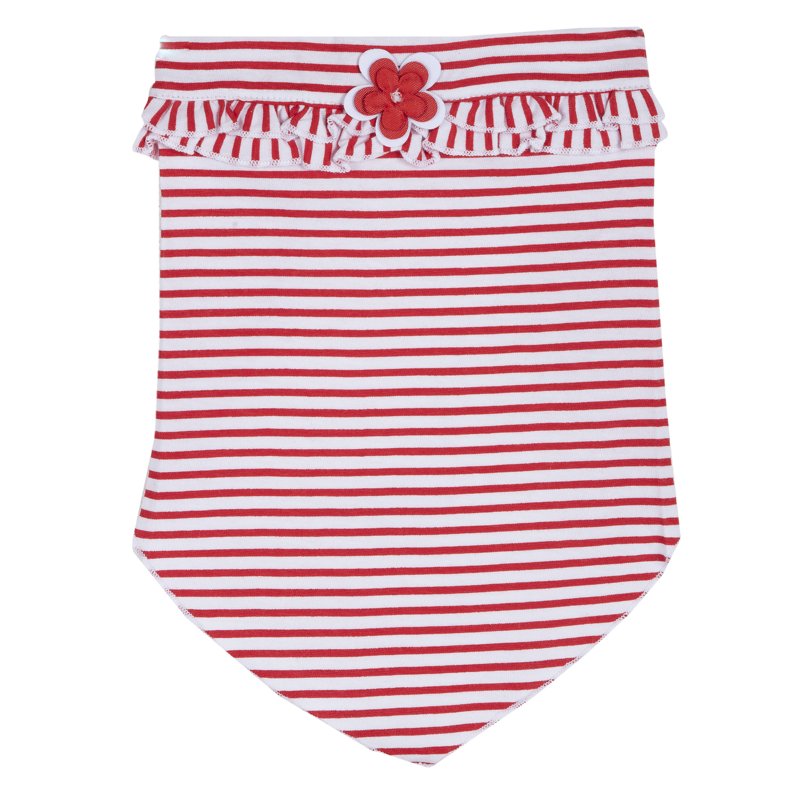 BANDANA - RED STRIPED