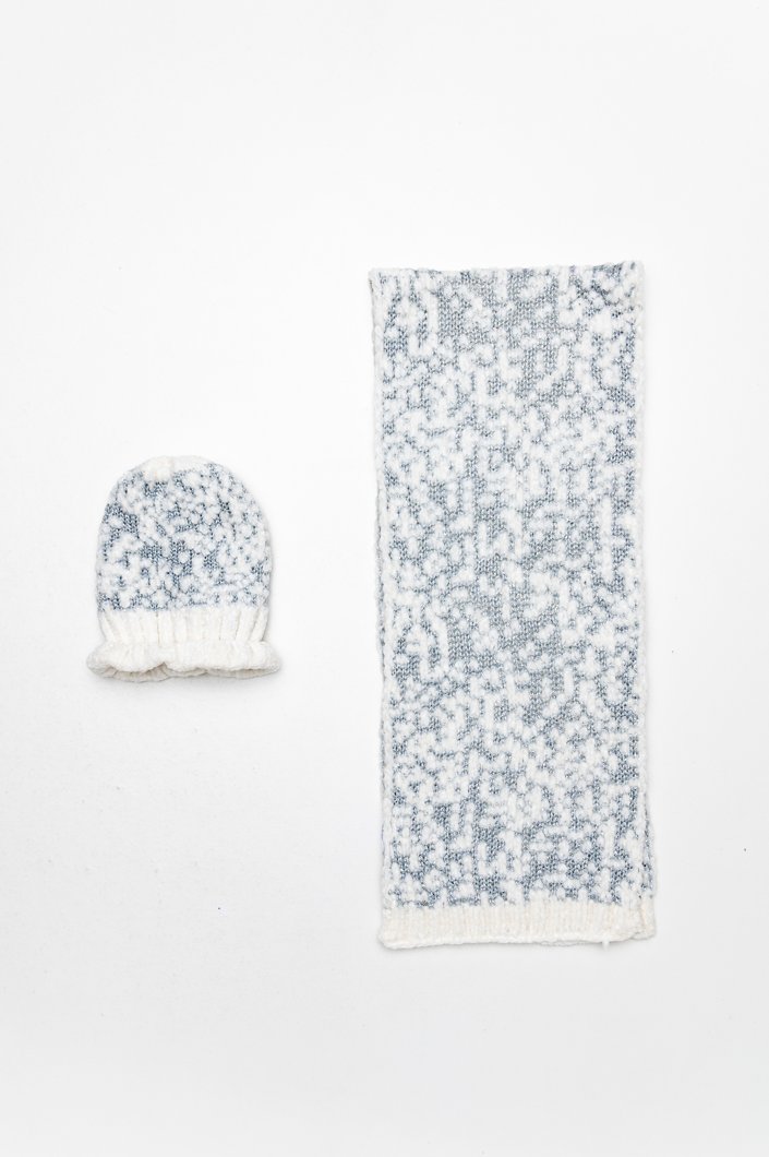 SET 2: HAT + SCARF - WHITE