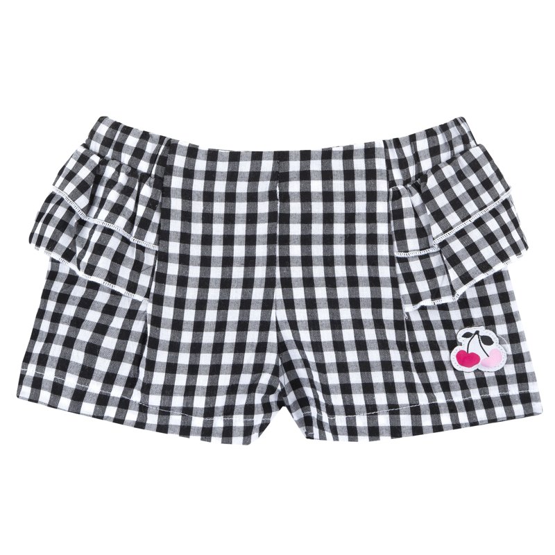 SHORTS - WHITE/BLACK