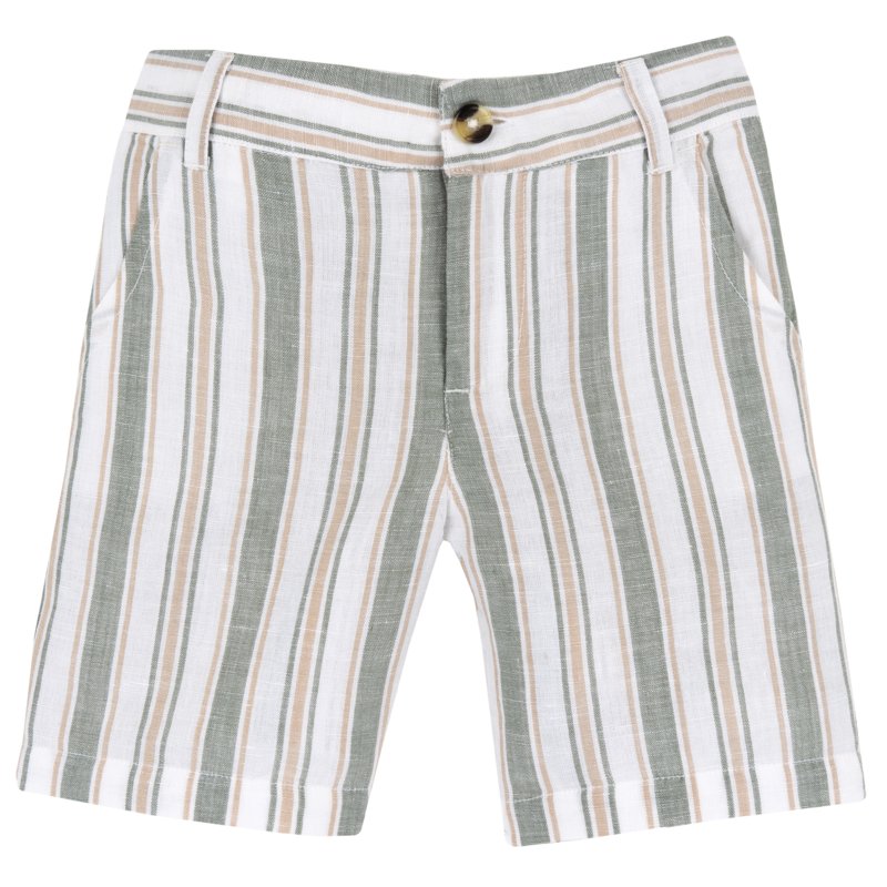 SHORTS - NATURAL STRIPED
