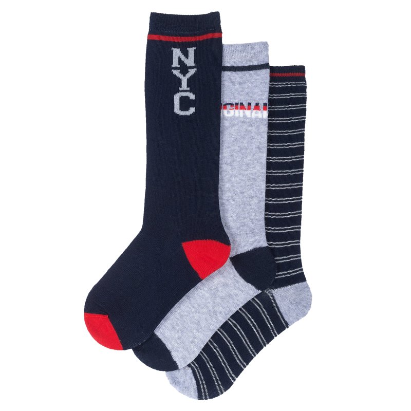 SOCKS 3 PACK - DARK BLUE