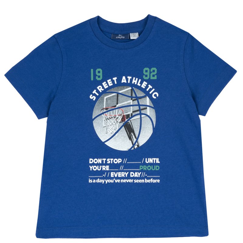 T-SHIRT SHORT SLEEVE - MEDIUM BLUE