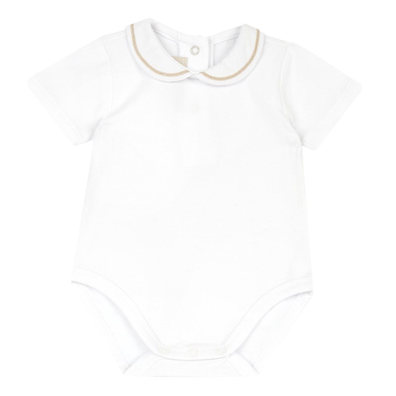 BODYSUIT SHORT SLEEVE - MEDIUM NATURAL