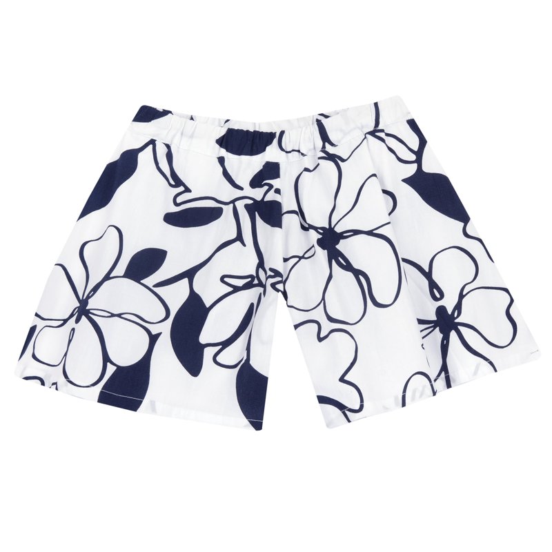 SHORTS - WHITE/BLUE