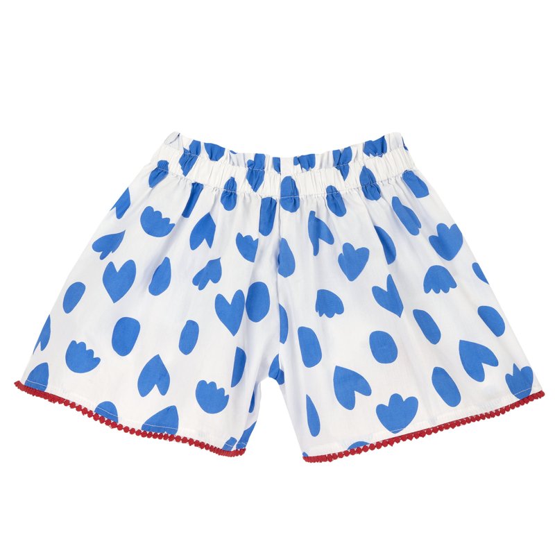 SHORTS - LIGHT BLUE PRINTED