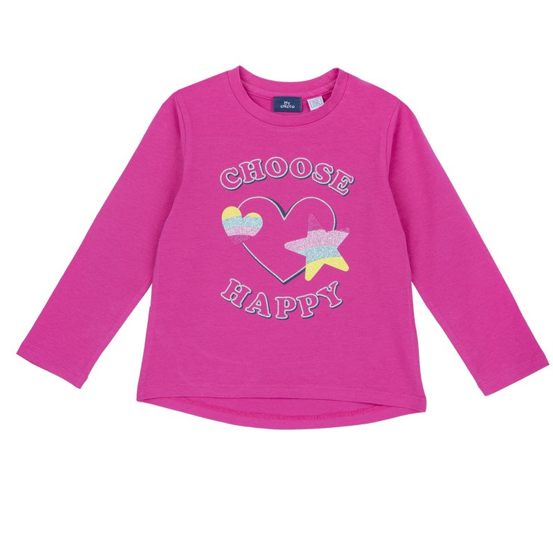 T-SHIRT LONG SLEEVE - DARK PINK