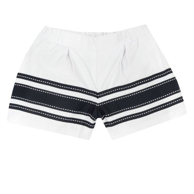 SHORTS - WHITE/BLUE