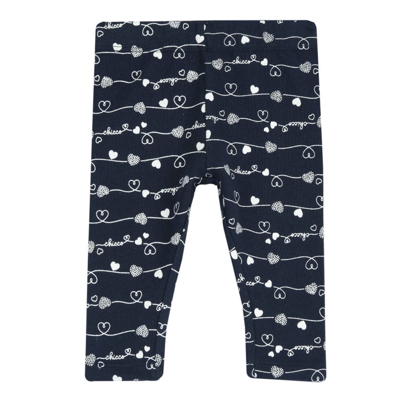 LEGGINGS - BLUE PRINTED