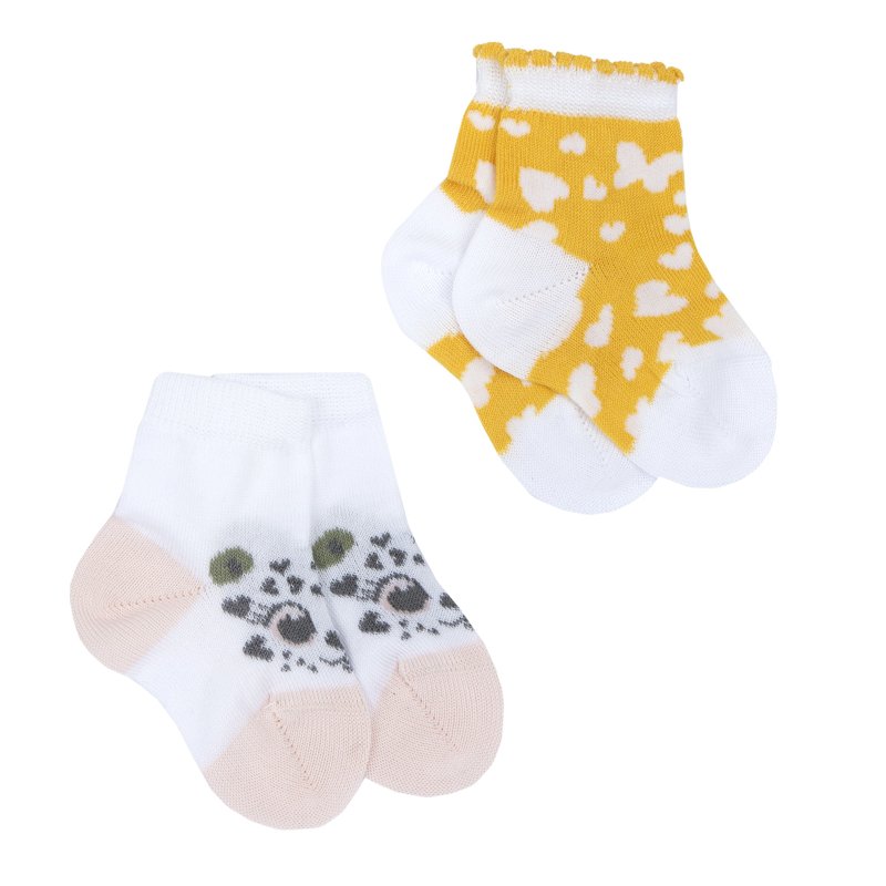 SOCKS 2 PACK - MEDIUM YELLOW