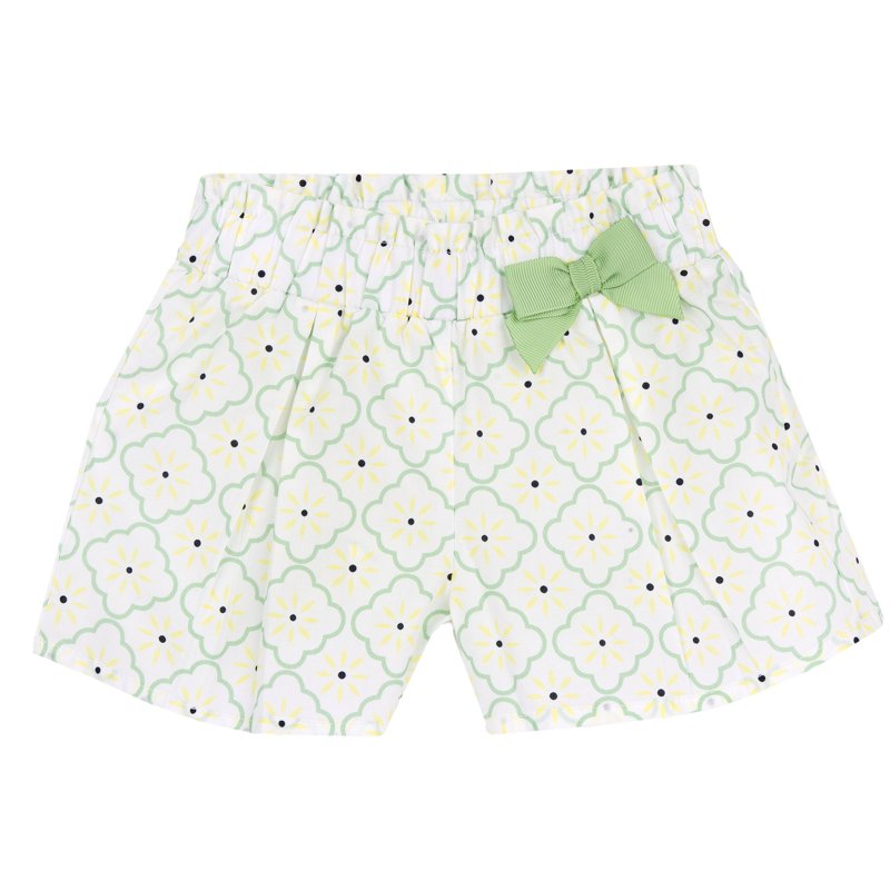 SHORTS - WHITE/YELLOW
