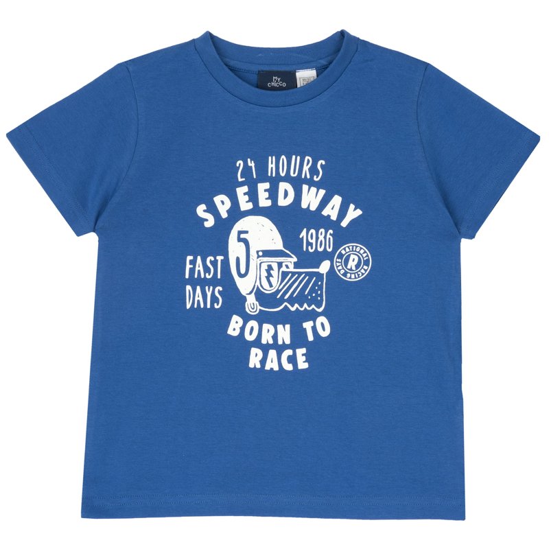 T-SHIRT SHORT SLEEVE - MEDIUM BLUE