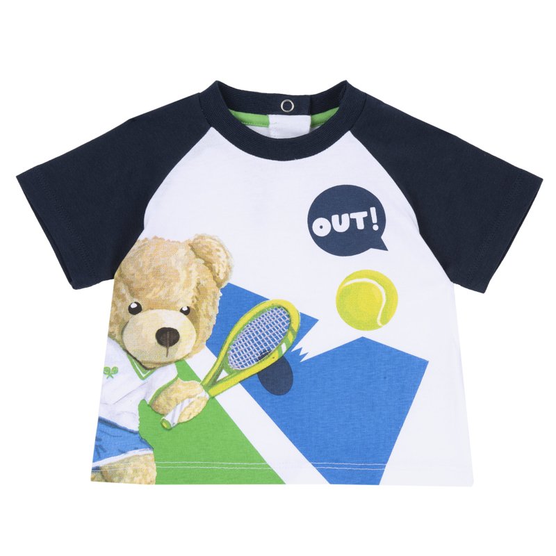 T-SHIRT SHORT SLEEVE - WHITE/GREEN