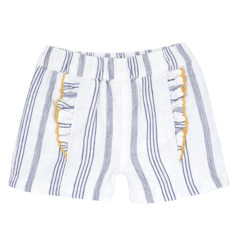 SHORTS - WHITE/BLUE