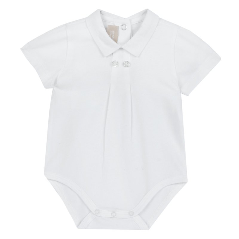 BODYSUIT SHORT SLEEVE - WHITE