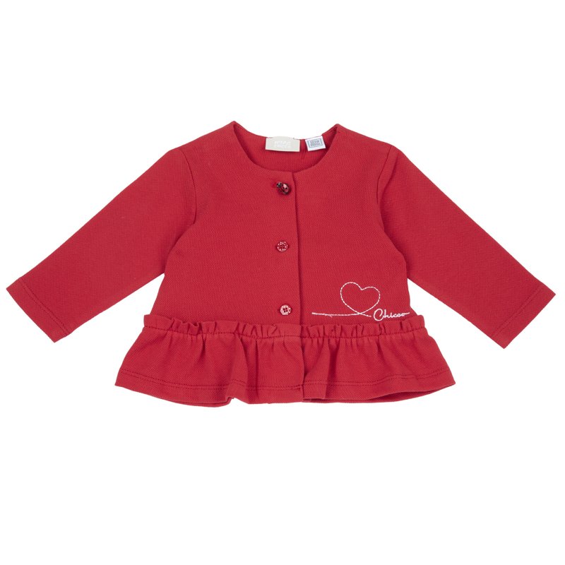 CARDIGAN - MEDIUM RED