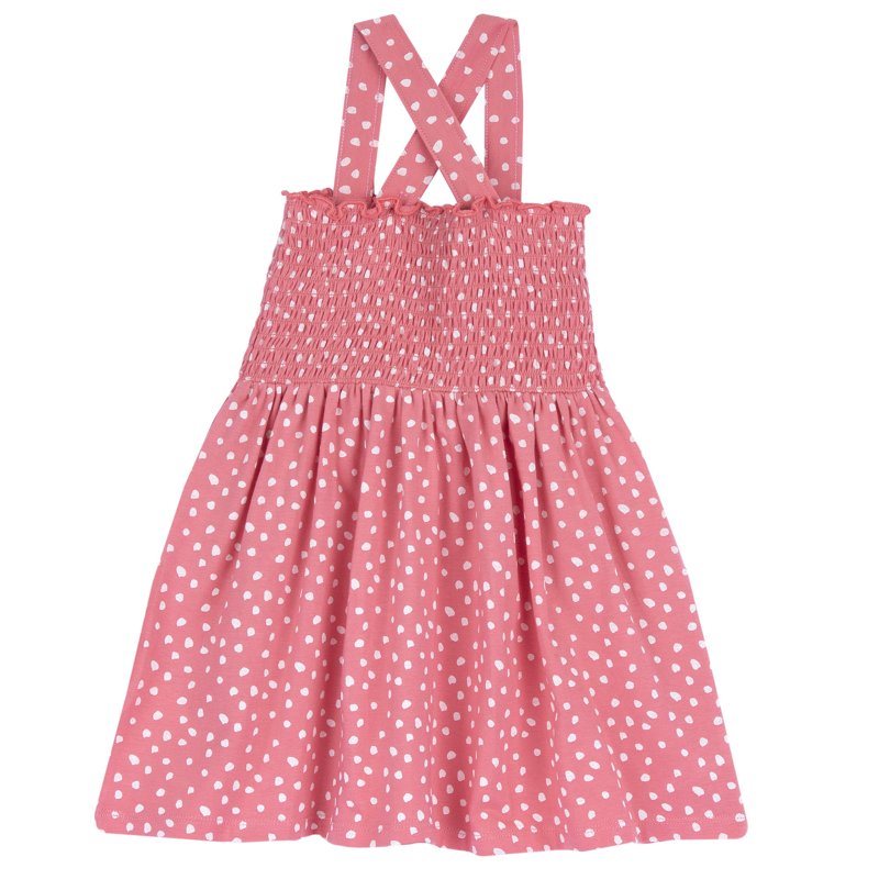 DRESS SLEEVELESS - PINK STRIPED