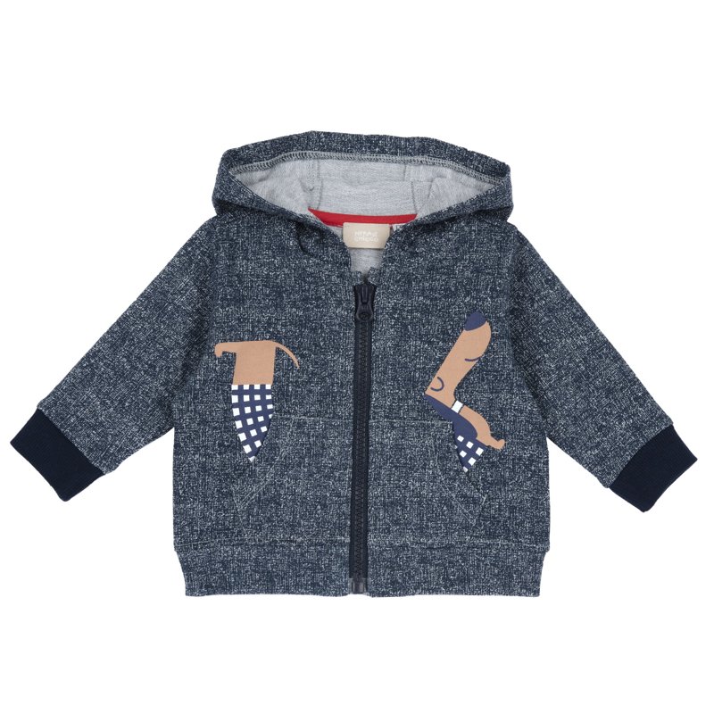 SWEATSHIRT - BLUE PRINTED