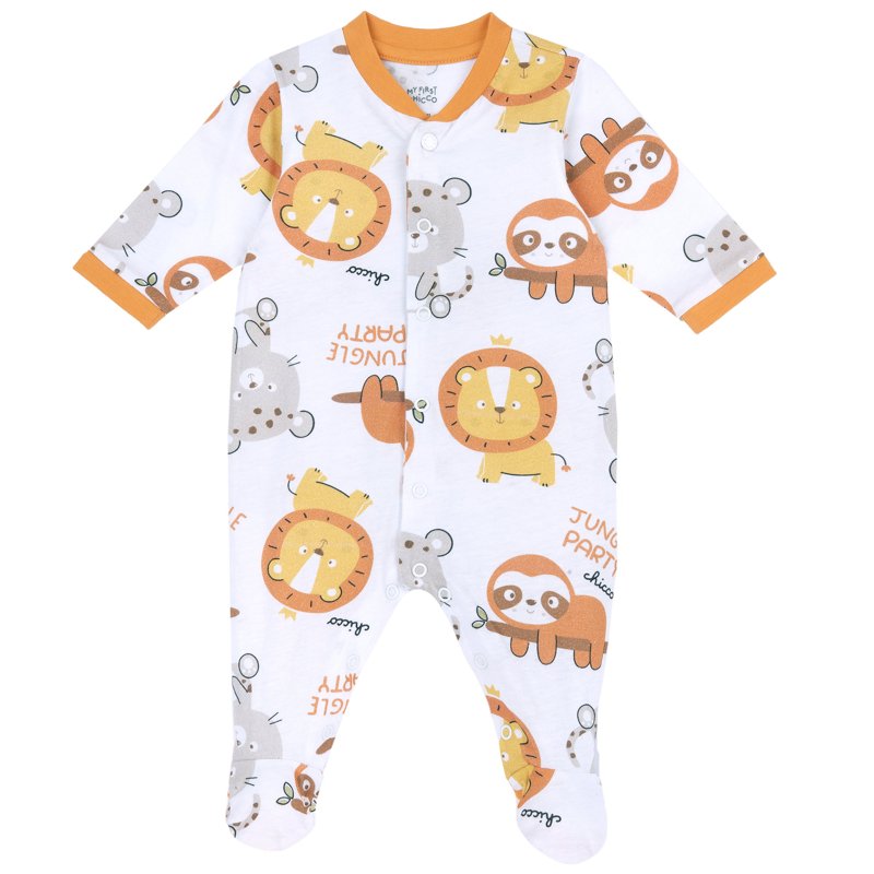 JUMPSUIT - ORANGE PRINTED