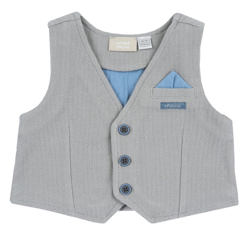 VEST - MEDIUM GREY