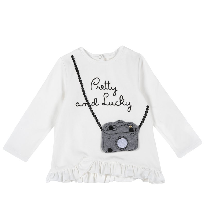 T-SHIRT LONG SLEEVE - WHITE