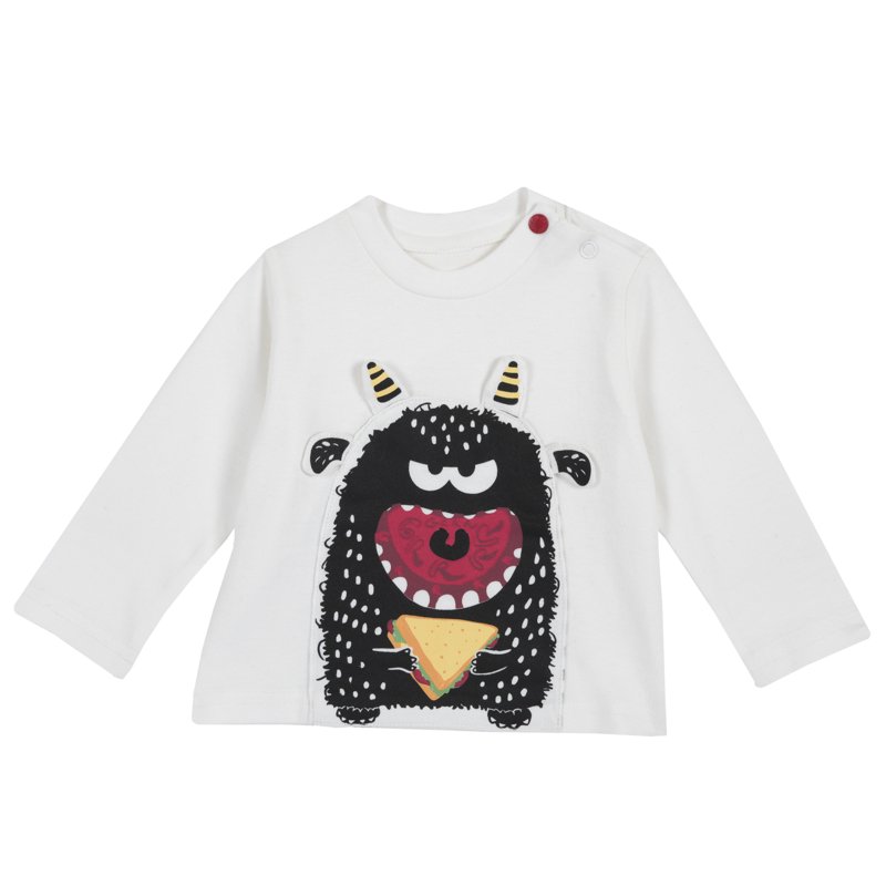 T-SHIRT LONG SLEEVE - WHITE