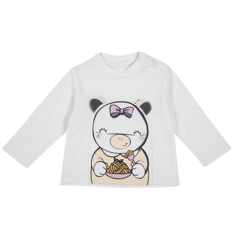T-SHIRT LONG SLEEVE - WHITE