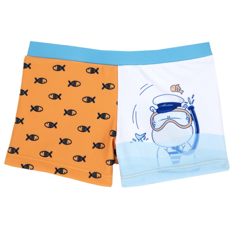 SWIM BOXERS - MEDIUM ORANGE