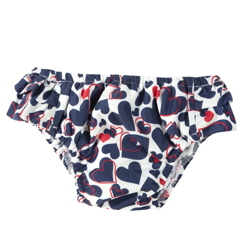 BIKINI BOTTOM - WHITE/BLUE