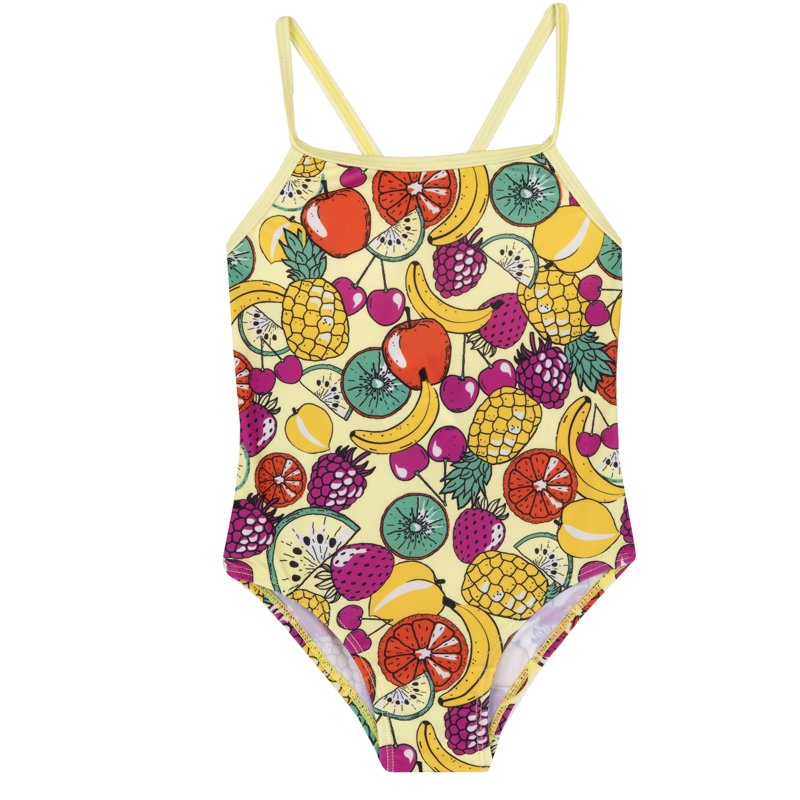 SWIMSUIT - GREEN PRINTED