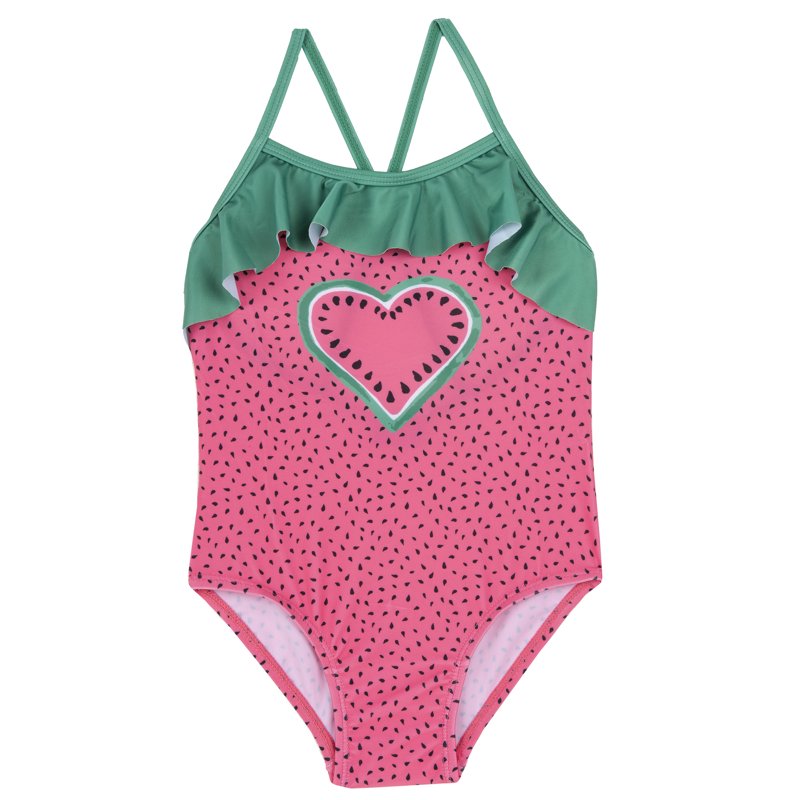 SWIMSUIT - PINK STRIPED