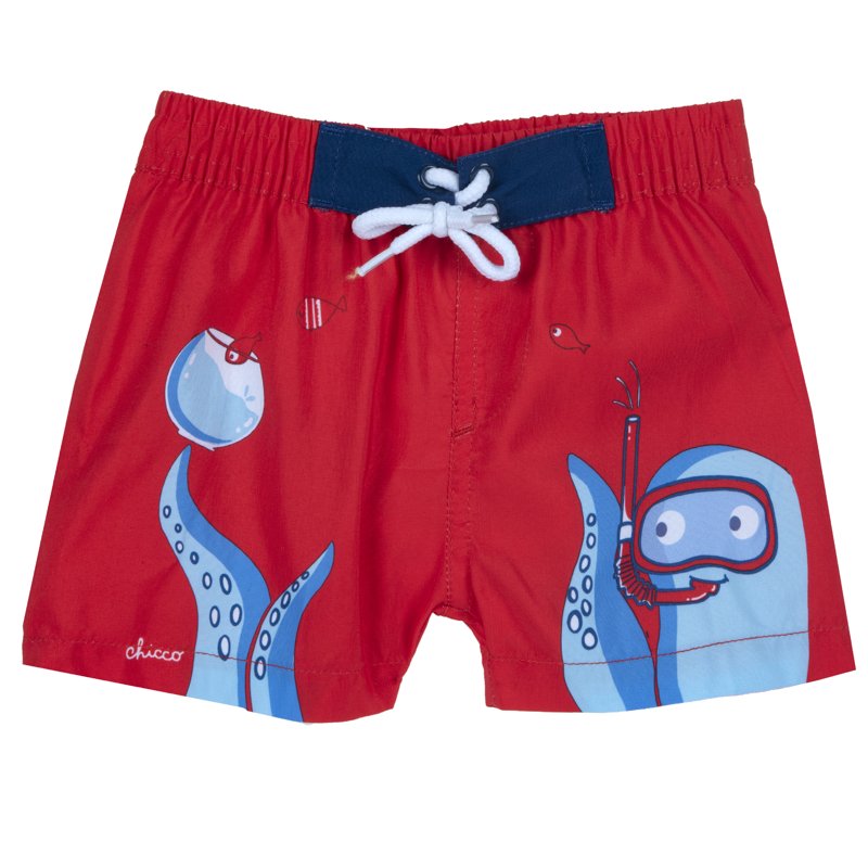 SWIM SHORTS - LIGHT RED