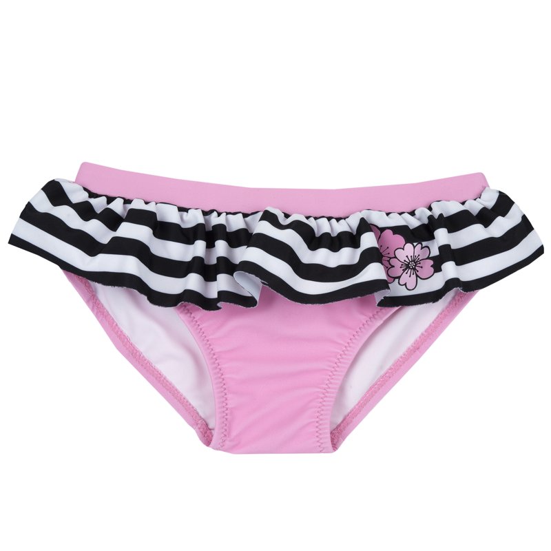 BIKINI BOTTOM - WHITE/BLACK