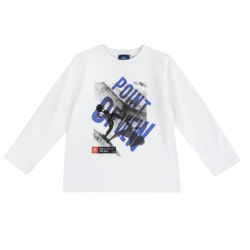 T-SHIRT LONG SLEEVE - WHITE