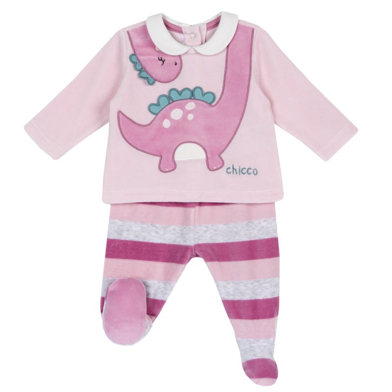 SET 2: BABY SWEATER + LEGGINGS - MEDIUM PINK