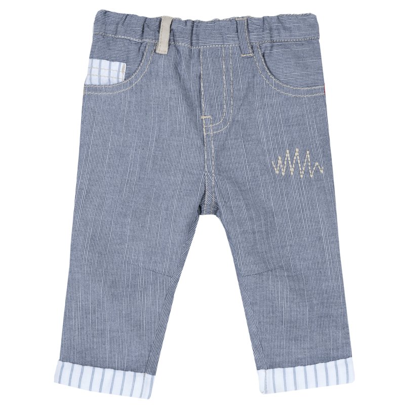 TROUSERS - MEDIUM BLUE