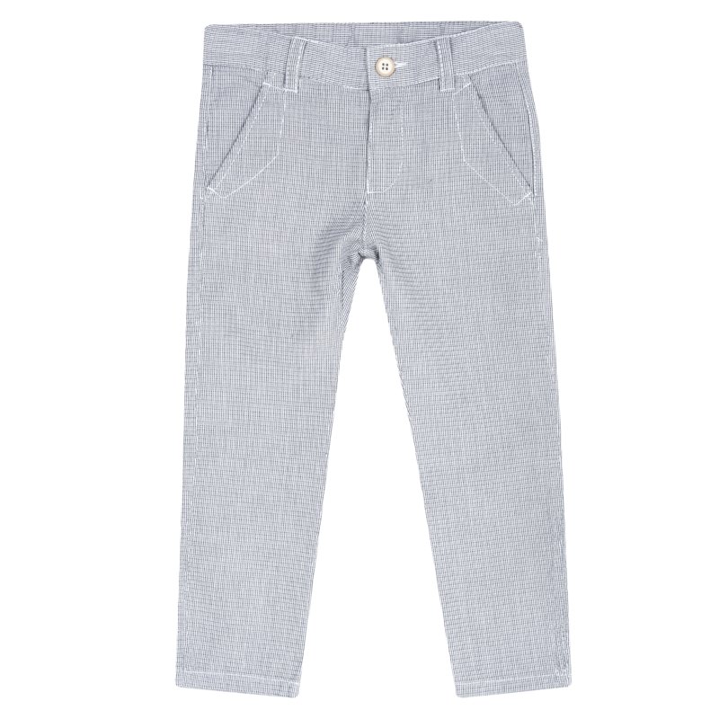 TROUSERS - WHITE/BLUE