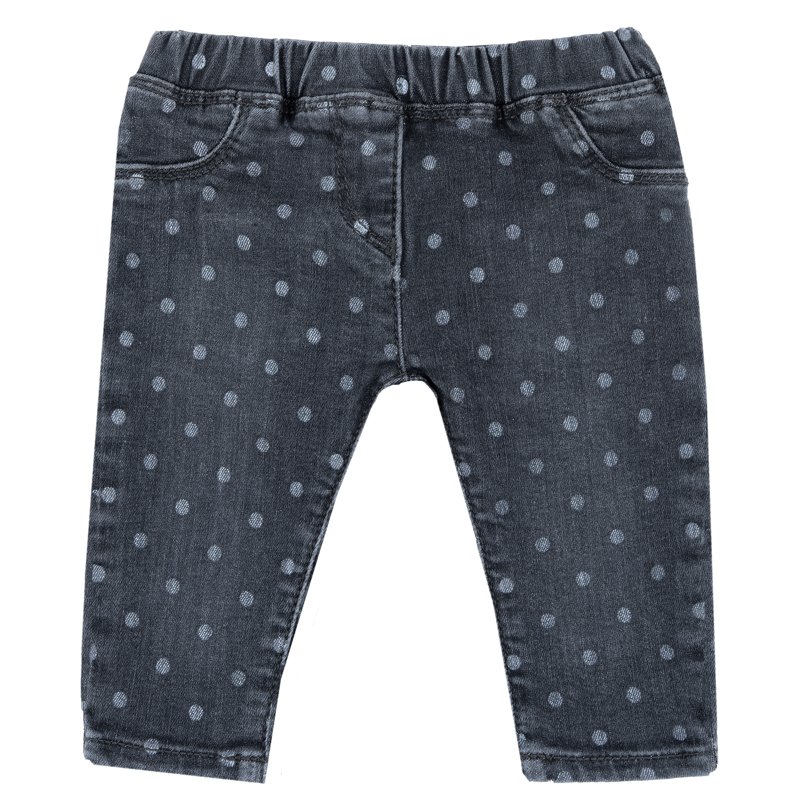 JEANS - GREY PRINTED