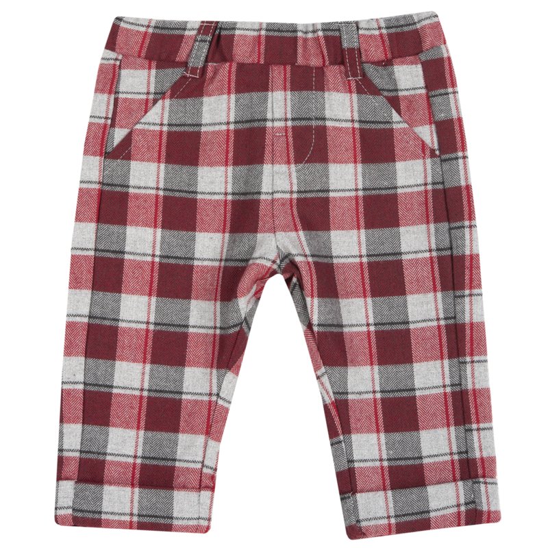 TROUSERS - MEDIUM RED