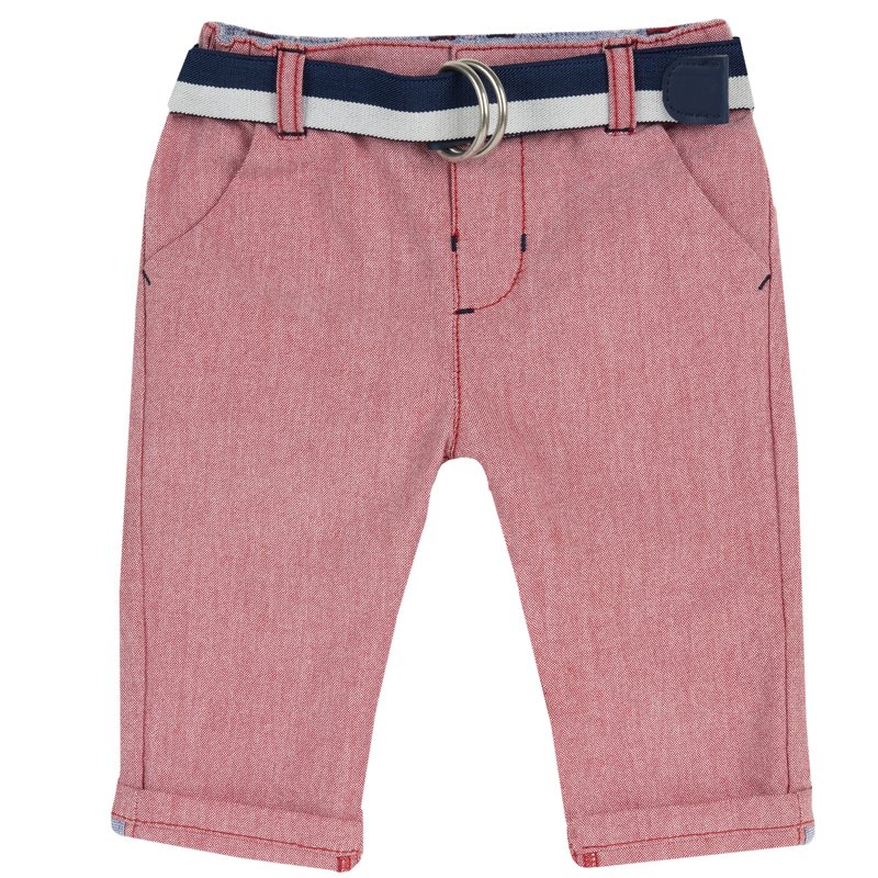 TROUSERS - MEDIUM RED