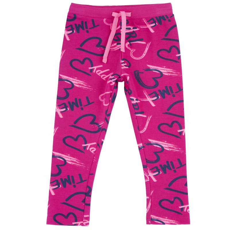 SPORT PANTS - PINK PRINTED