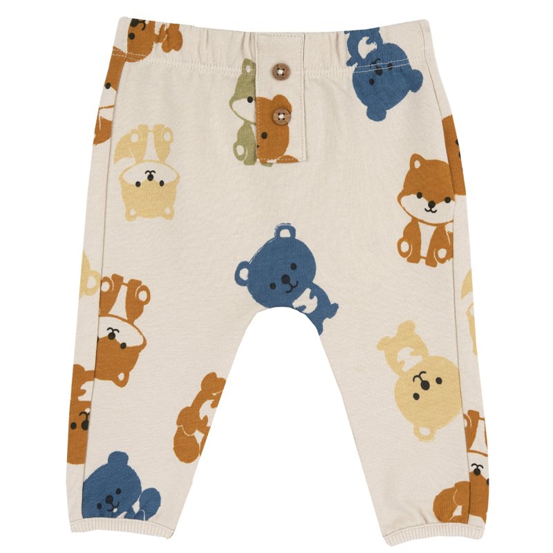 PANTS - WHITE/LIGHT BLUE