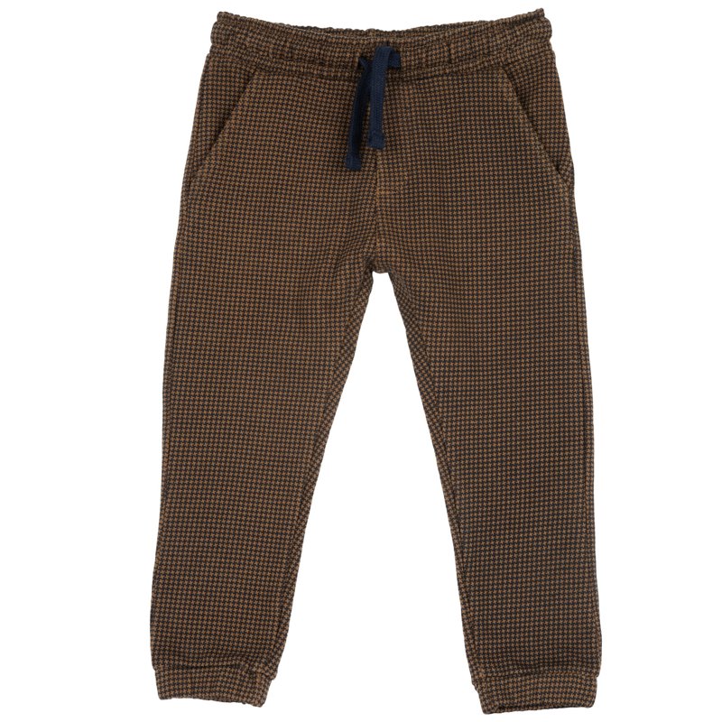 PANTS - BROWN PRINTED