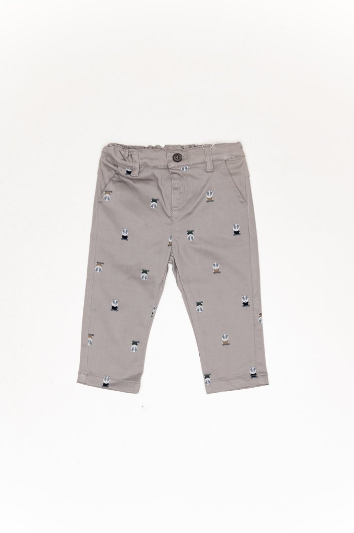 TROUSERS - LIGHT GREY