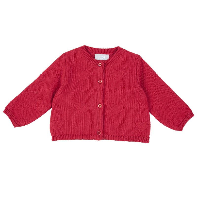 CARDIGAN - MEDIUM RED