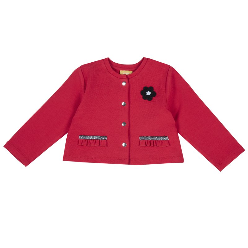 CARDIGAN - MEDIUM RED