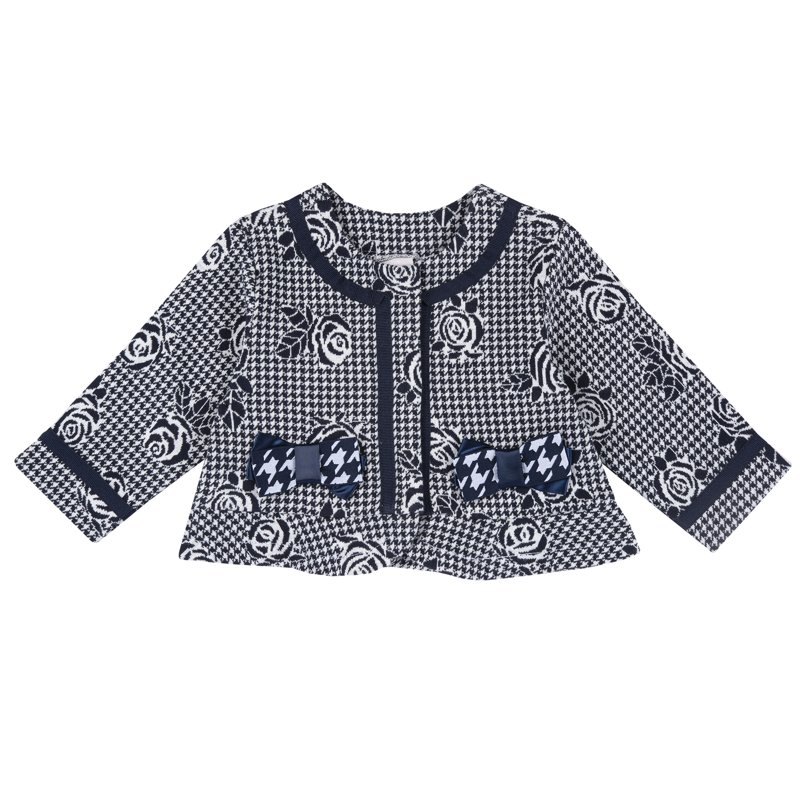 CARDIGAN - WHITE/BLUE