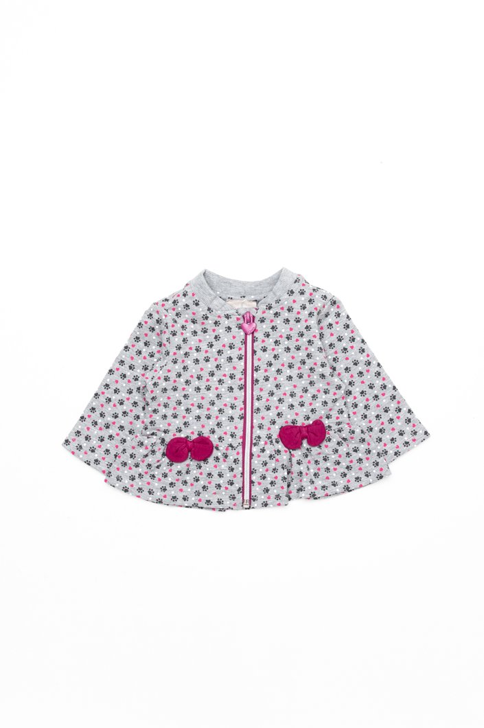 CARDIGAN - MEDIUM GREY